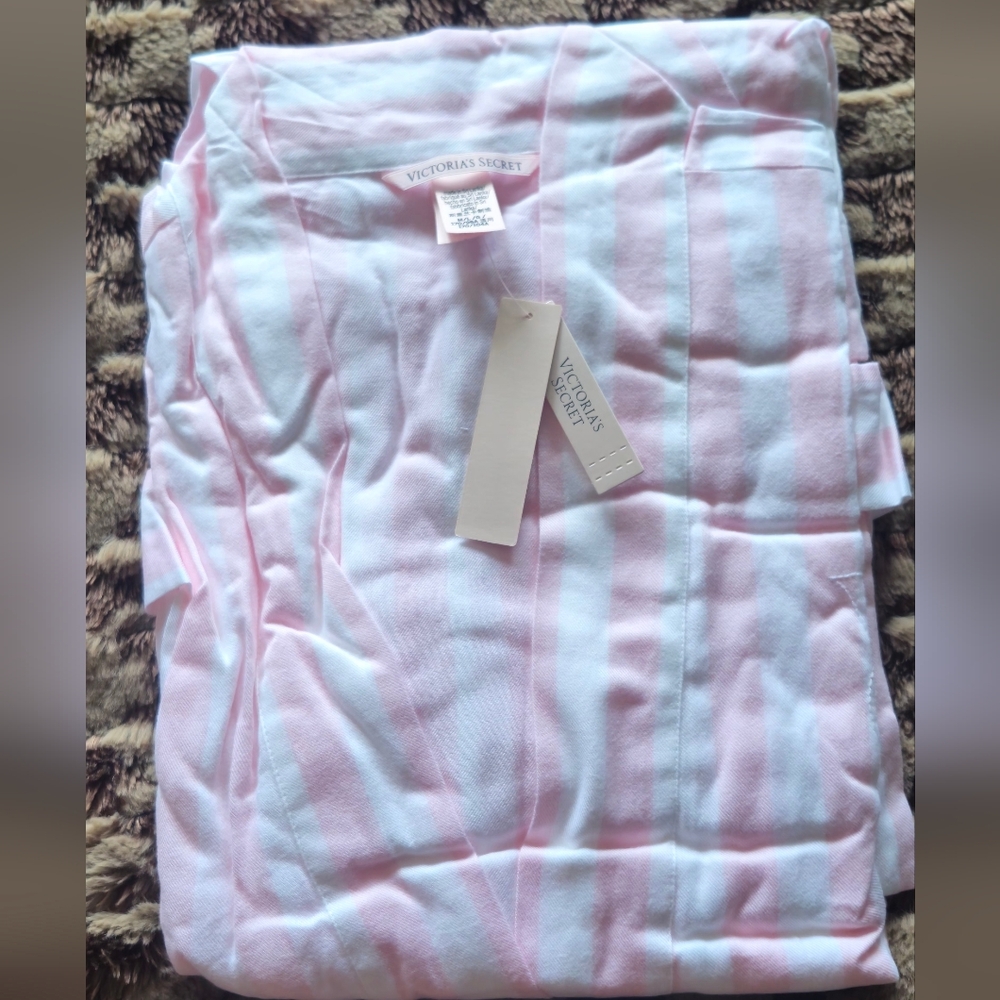 Victoria Secret Modal Cotton Long Robe Size M/L NWT - Picture 5 of 10